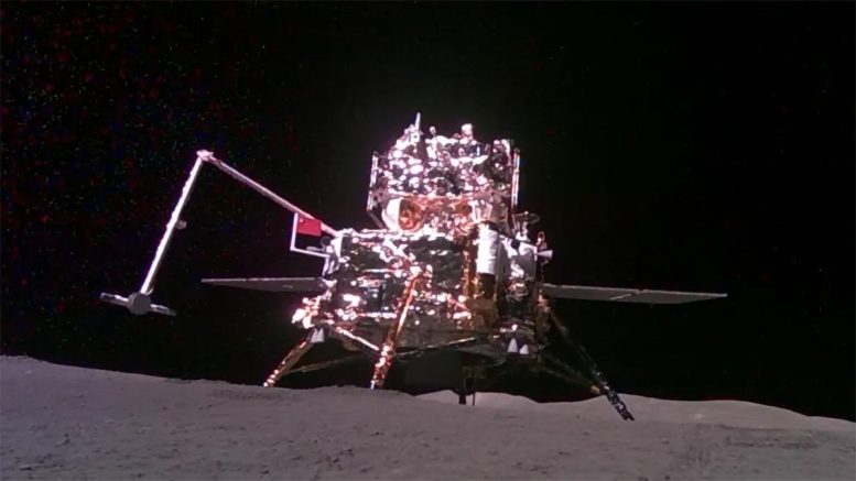 Il lander Chang'e 6 è in fase di ascesa
