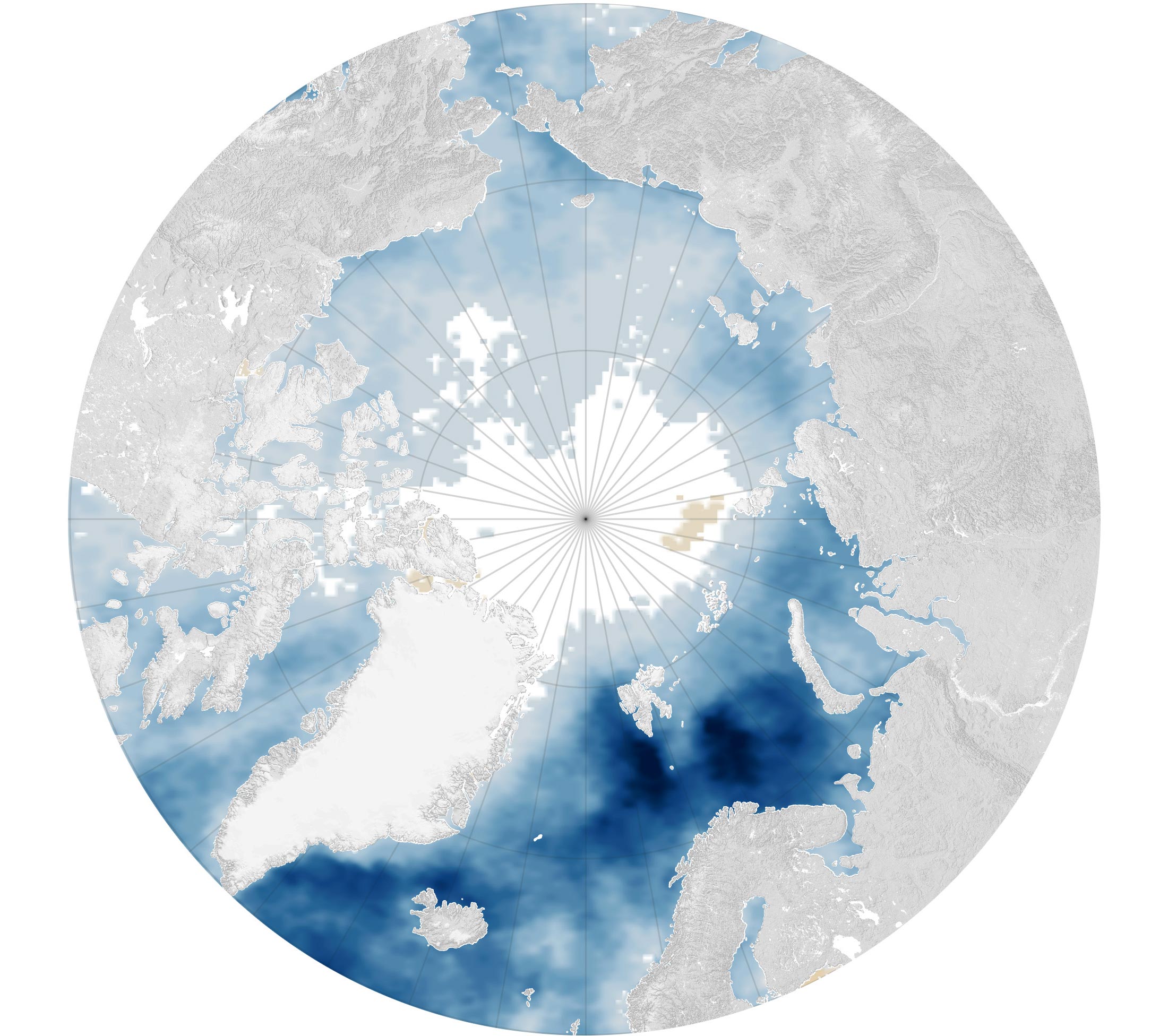 Detectando un repentino aumento de las precipitaciones en el Ártico