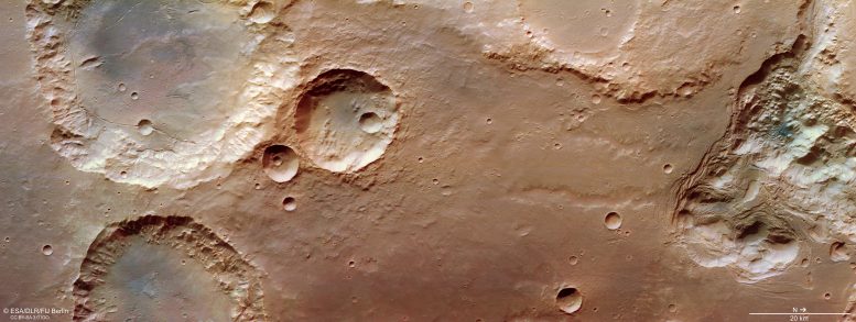 Chaotic Terrain in Mars Pyrrhae Regio