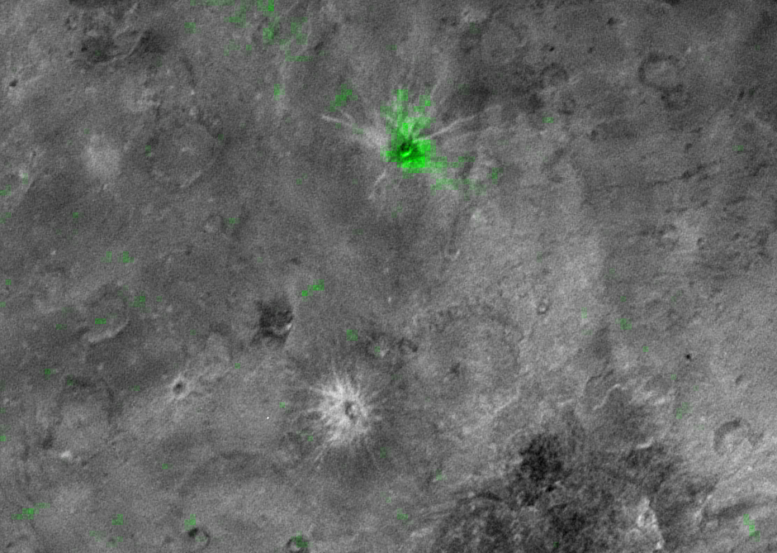 Charon’s Young Ammonia Crater