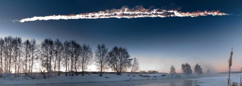 Chelyabinsk Asteroid Vapor Cloud