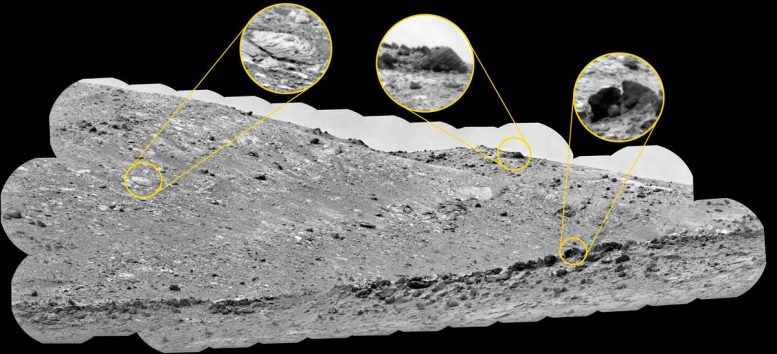 Мозаїка ChemCam хребта Гедіз Валліс