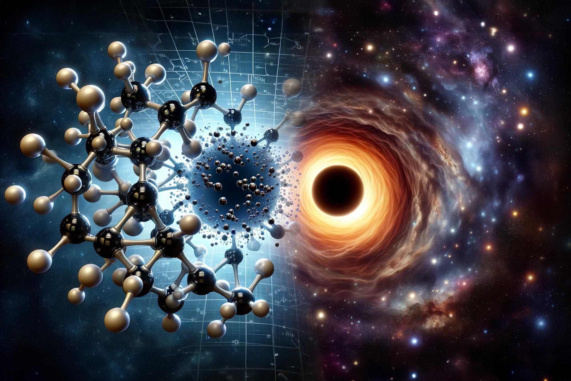 Les réactions chimiques rivalisent avec les trous noirs
