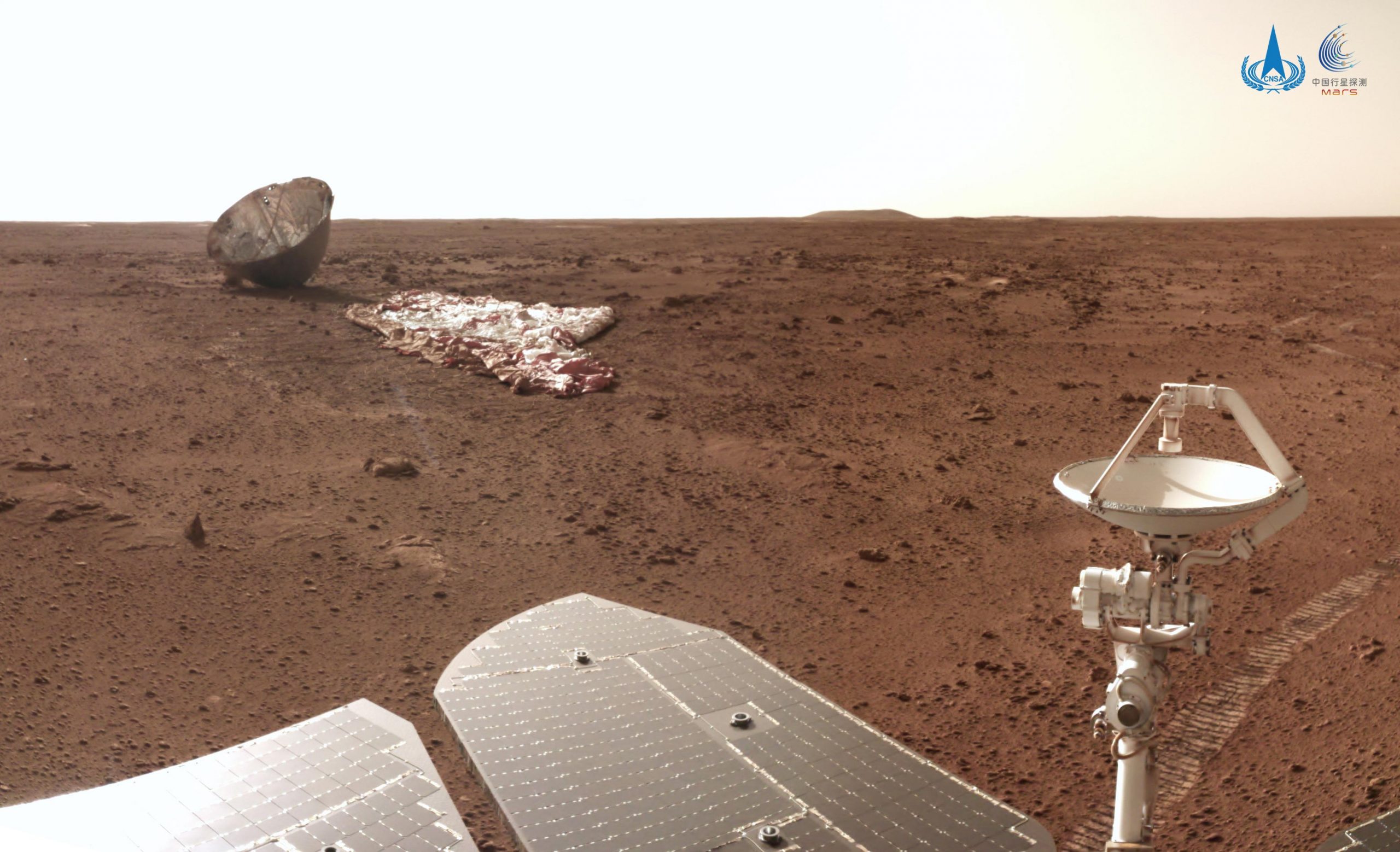 Nouvelles images de Mars depuis le Zhurong Rover chinois