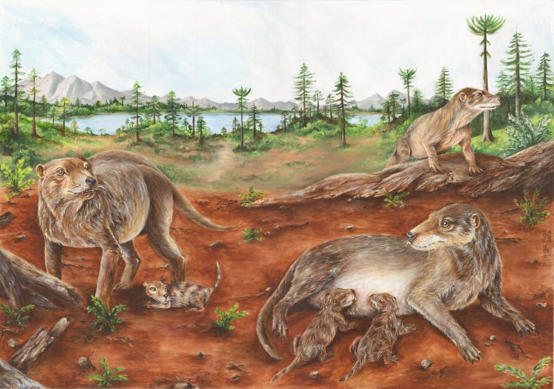 Chiniquodon Theotonicus Life Reconstruction