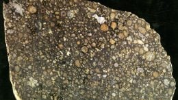 Chondritic Meteorite Cross Section