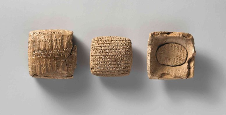 Clay Envelope and Tablets From Kültepe Kanes