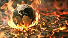 Climate Change Money on Fire