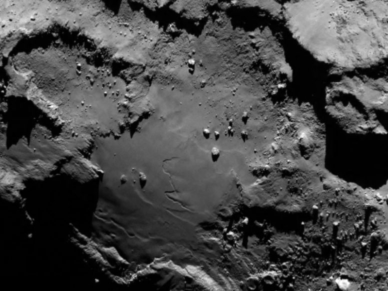 Close Up View of Comet 67P