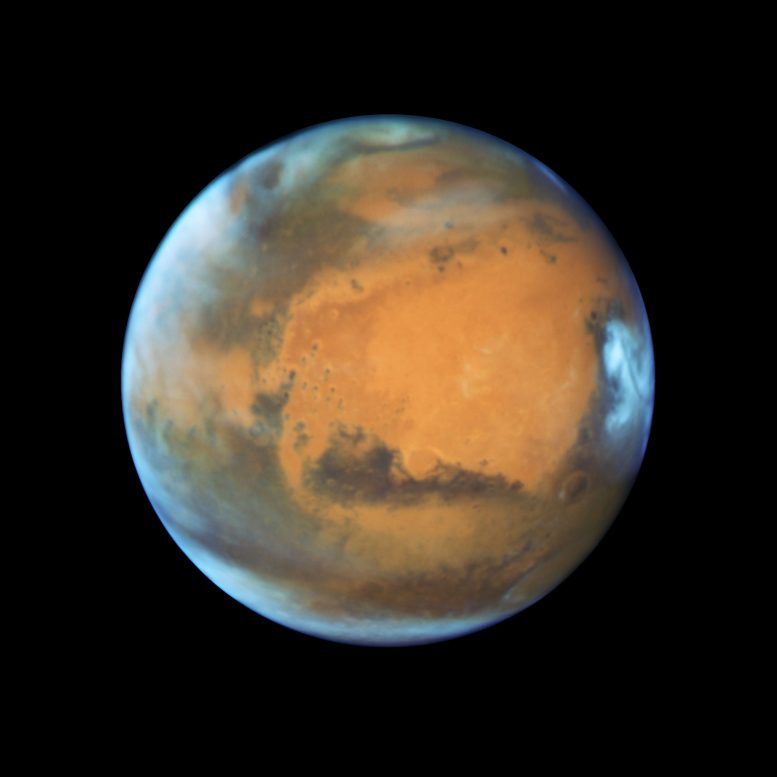 Close-up of the Red Planet