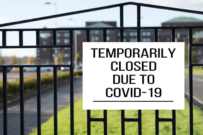 Closed Coronavirus Covid-19