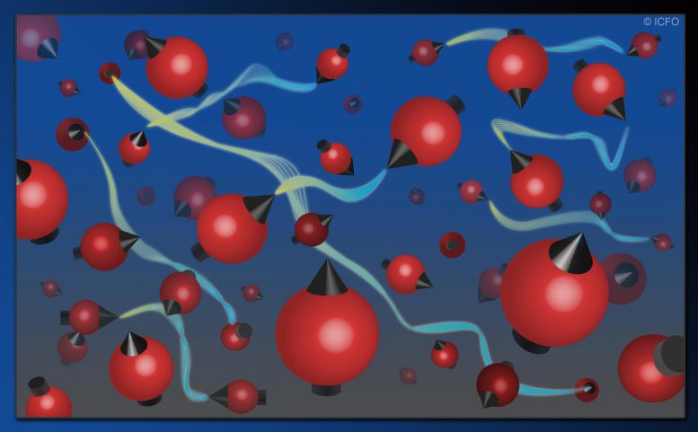 Cloud of Atoms with Pairs of Entangled Particles