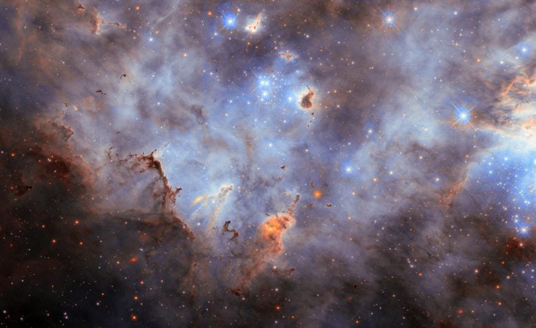 Cloudy Cluster Large Magellanic Cloud