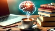 Coffee Brain Boost Science Concept Art