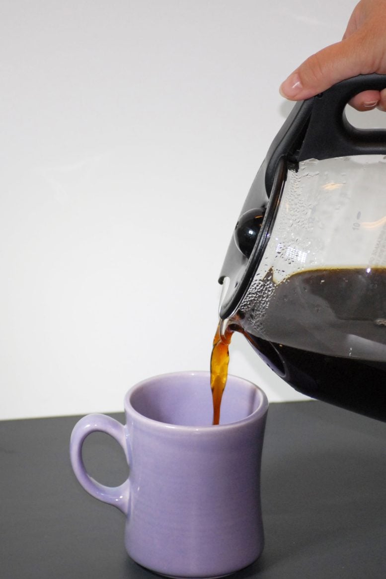 Coffee being poured