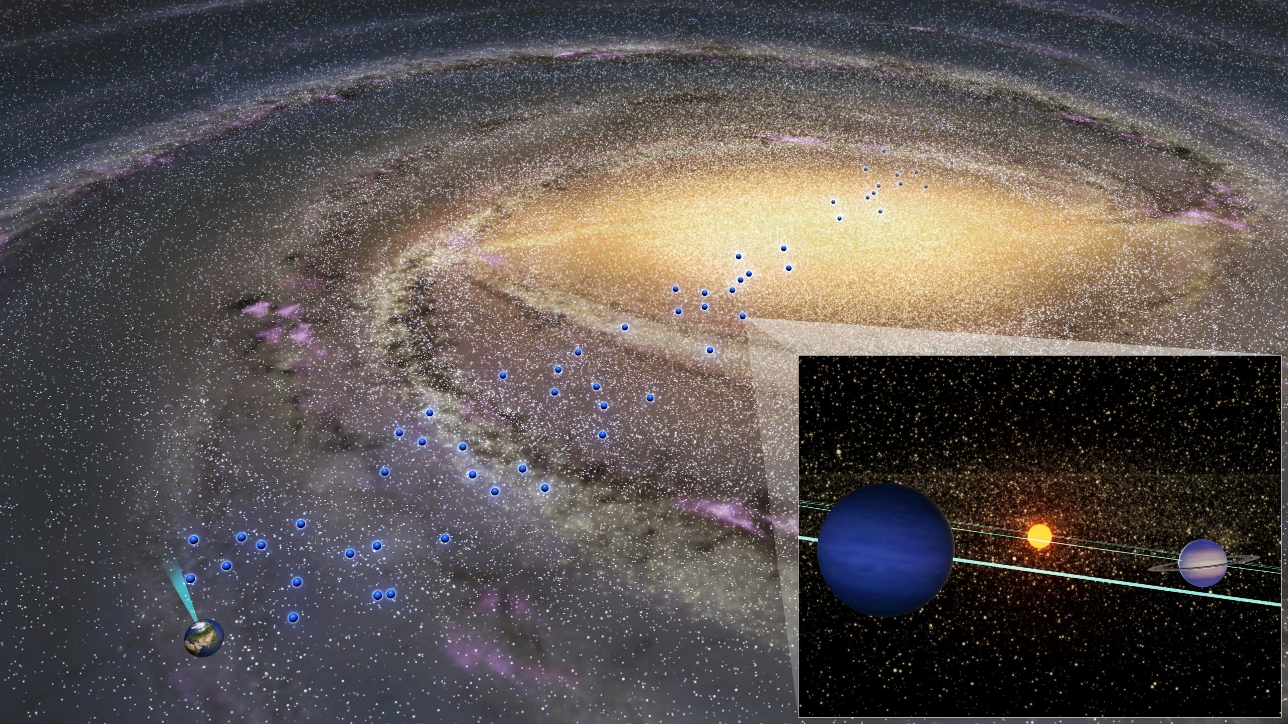 the milky way galaxy planets