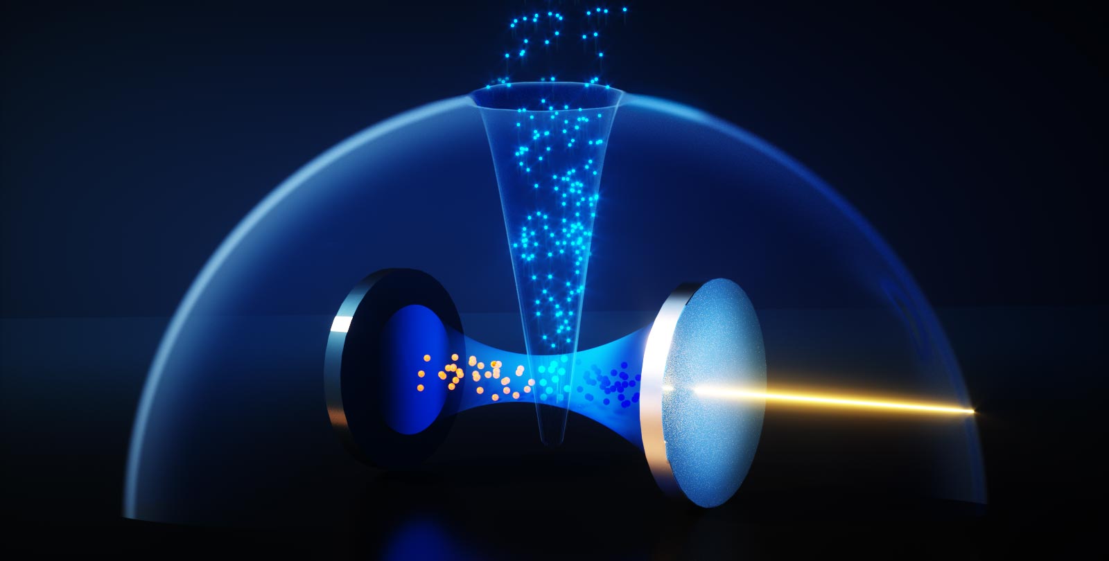 Los átomos se vuelven transparentes a ciertas frecuencias de luz.