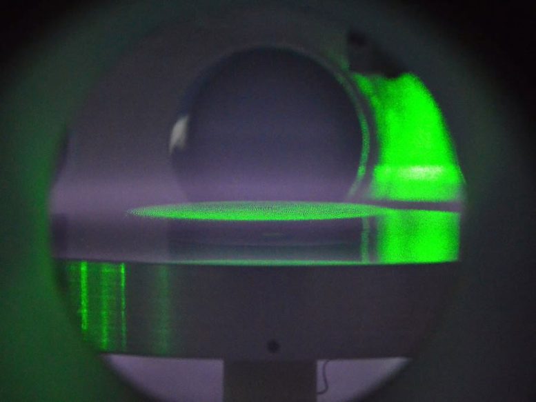 Collodial Particles Are Suspended in a Flat Disc