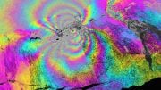 Color-enhanced UAVSAR interferogram images of Hawaii's Kilauea volcano
