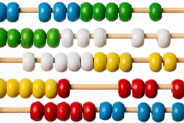 Colorful Abacus Math Calculations