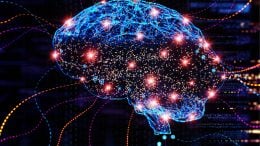 Colorful Brain Artificial Intelligence AI Illustration
