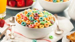 Colorful Breakfast Cereal