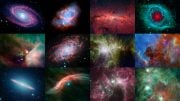 Colorful Space Calendar Celebrates 12th Anniversary of NASA's Spitzer