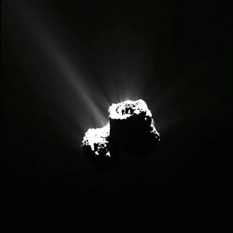 Comet 67P Churyumov–Gerasimenko Makes Its Closest Approach to the Sun