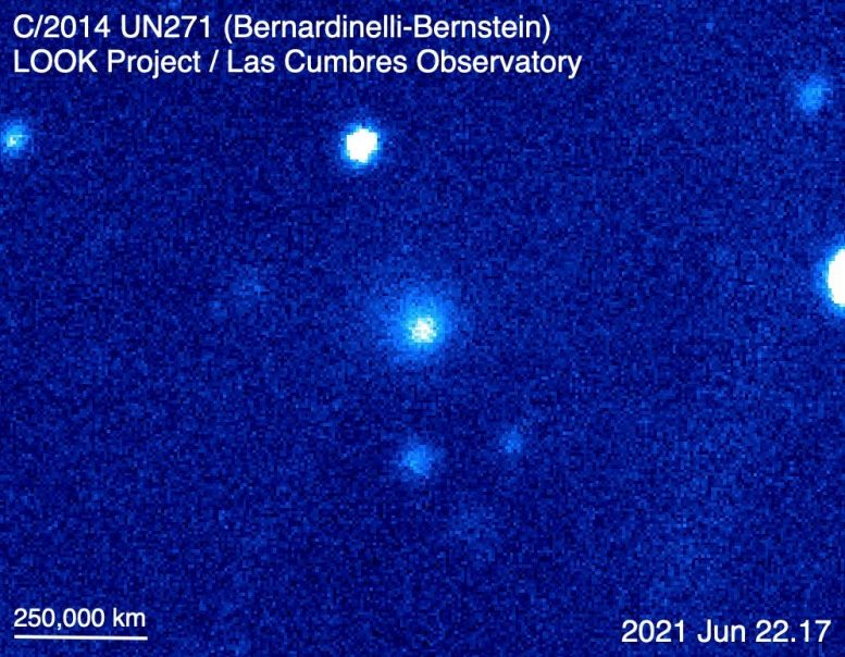 Comet C2014 UN271 Bernardinelli Bernstein