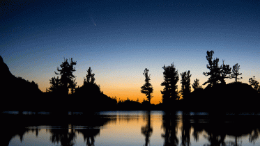 Comet NEOWISE Above Lone Pine Lake