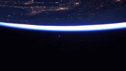 Comet NEOWISE From Space Station