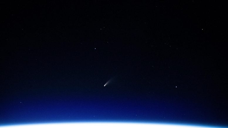 Comet Neowise From ISS