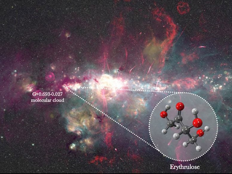 Composite Image From the Galactic Center