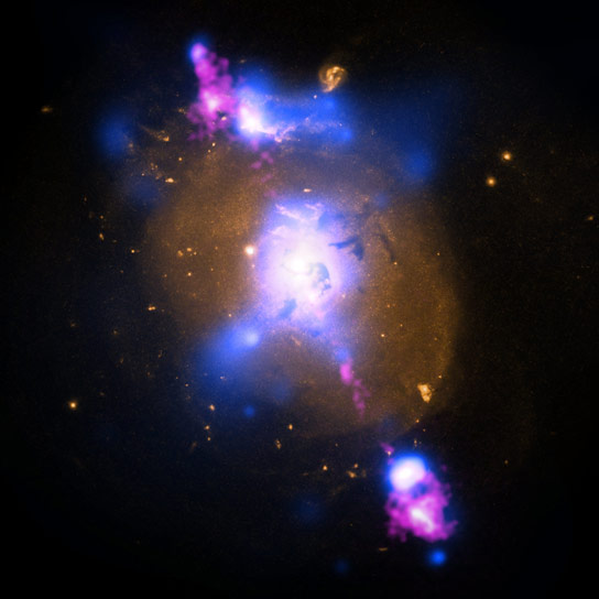 Composite View of Galaxy 4C 29 30