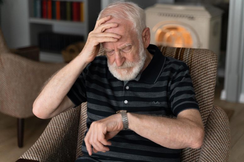 Confused Senior Man Dementia