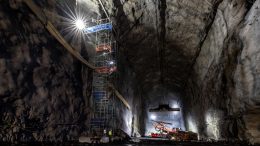 Construction North Cavern DUNE Experiment