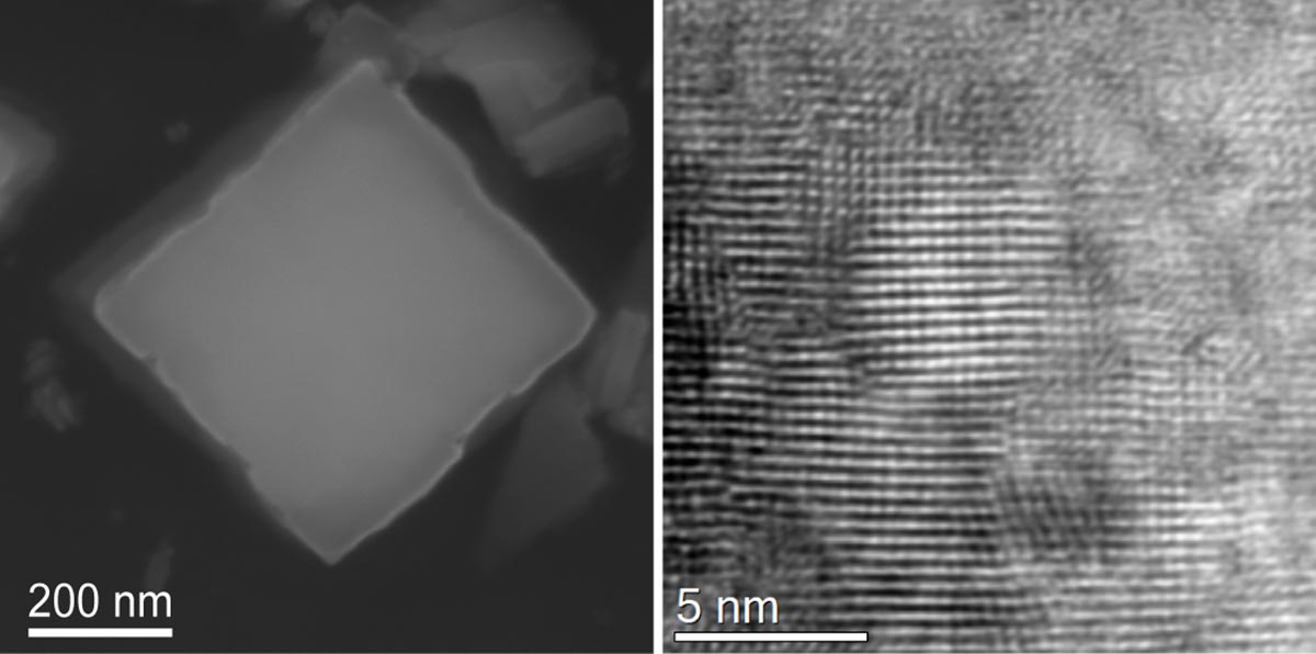 Copper-doped tungstate nanocrystals