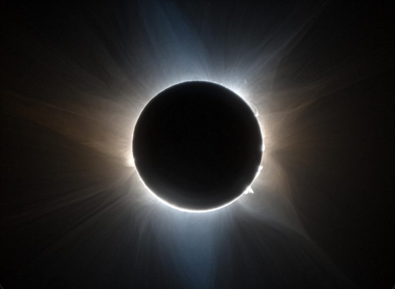 Corona During 2023 Total Solar Eclipse