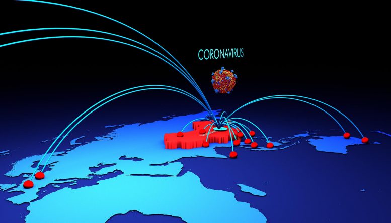  Coronavirus Tracking Map Illustration