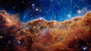 “Cosmic Cliffs” in the Carina Nebula (Webb NIRCam Image)