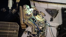 Cosmonaut Pyotr Dubrov Spacewalk