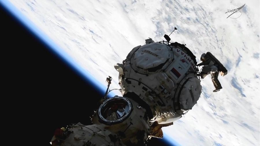 Cosmonauts Complete Spacewalk To Integrate Russian Prichal Module With Space Station thumbnail