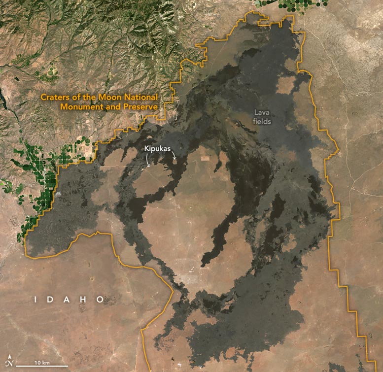 Craters of the Moon National Monument and Preserve 2024 Annotated