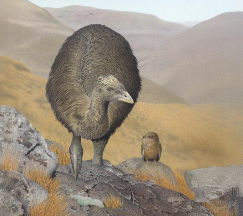 Crested Moa (Pachyornis australis)