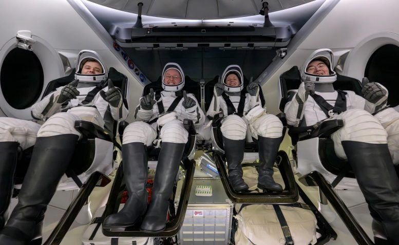 Crew-11 Inside SpaceX Dragon Endeavour Spacecraft
