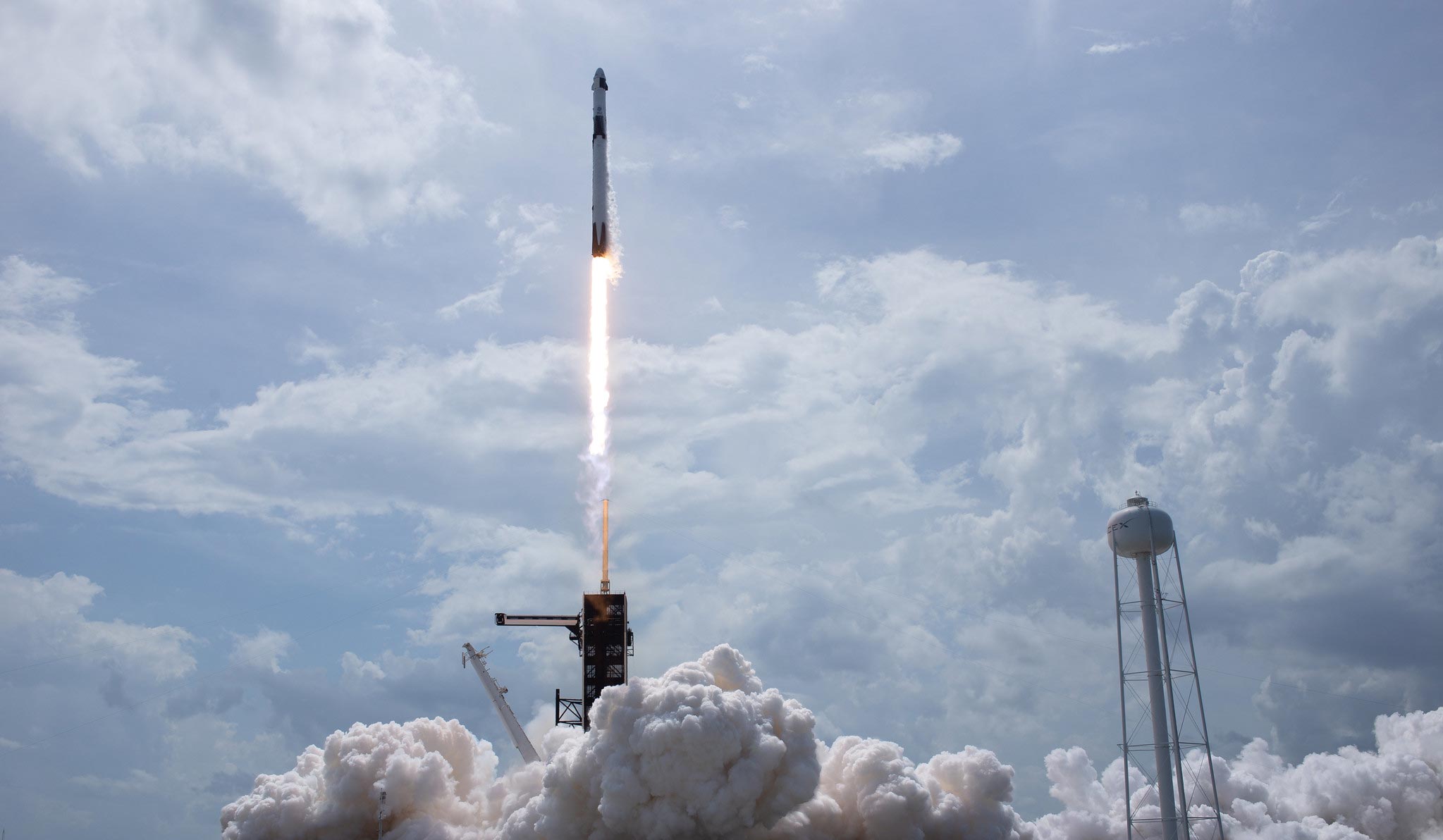 Historic Test Flight of SpaceX Crew Dragon Launches NASA ...