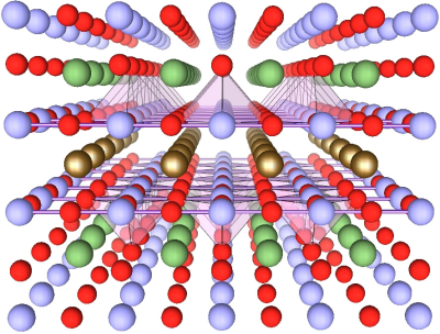 Crystallographic Structure Cuprate Yttrium Barium Copper Oxide
