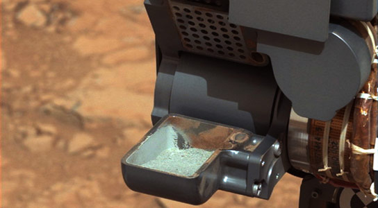 Curiosity Confirms First Drilled Mars Rock Sample