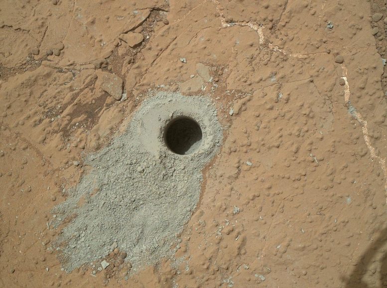 Curiosity Drills into Second Rock Target