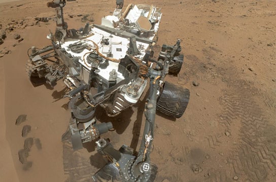 Curiosity Finds Water Molecules on Mars